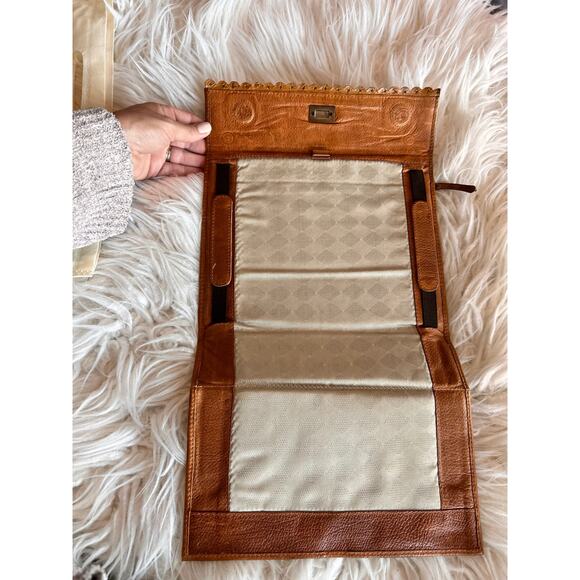 Velez Women's‎ Embossed Leather Clutch Wallet Timeless Everyday Casual Brown - Picture 4 of 11